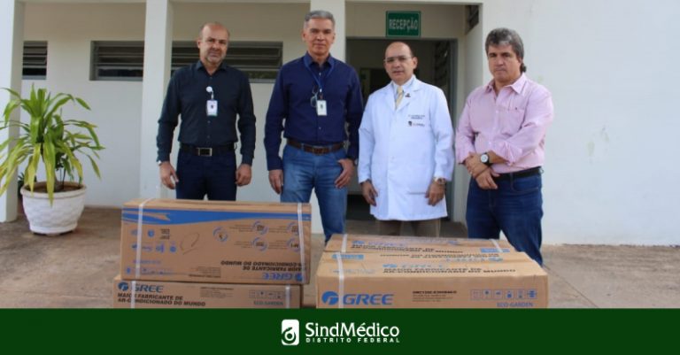 Doação de ar-condicionado para Hospital São Vicente de Paulo