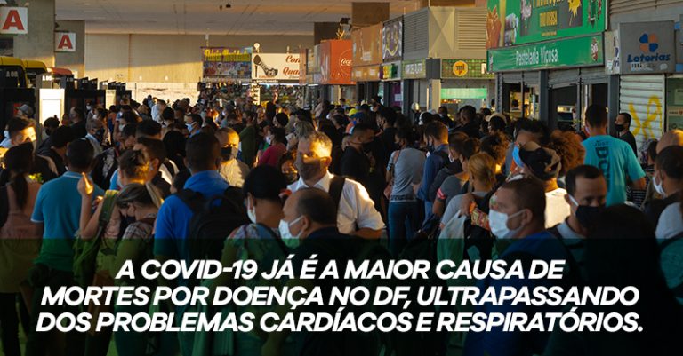 Coronavírus mata mais do que qualquer outra doença no Distrito Federal. Mortes em casa aumentam por causa do coronavírus.