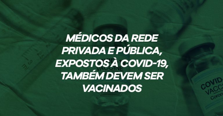 Médicos do DF precisam ser vacinados