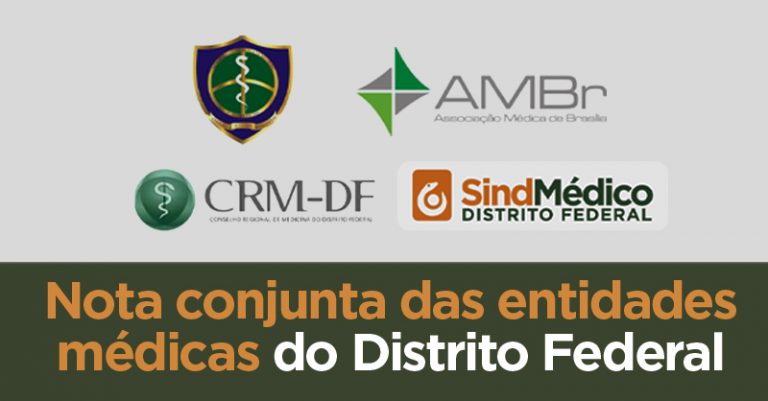 nota conjunta das entidades médicas do df