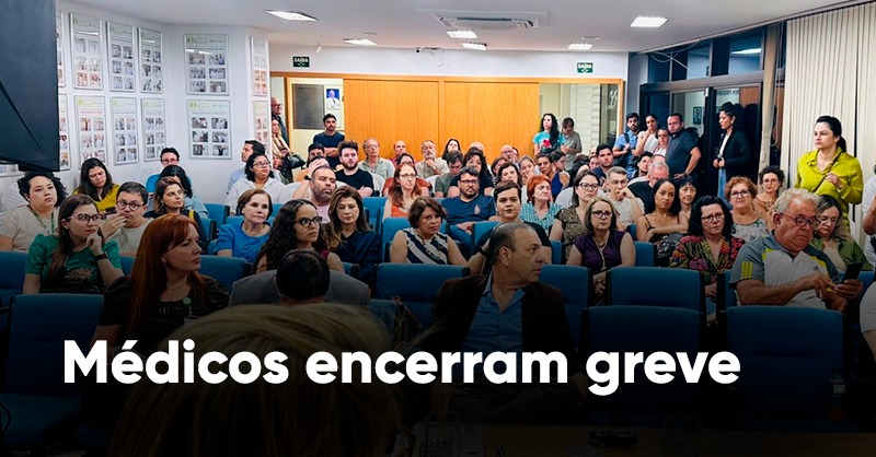 Médicos encerram greve